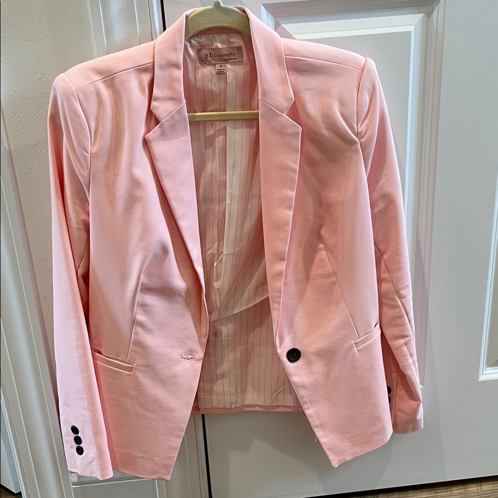Philosophy Light Pink Blazer